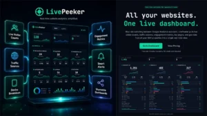 Livepeeker the Live Google Analytics Dashboard